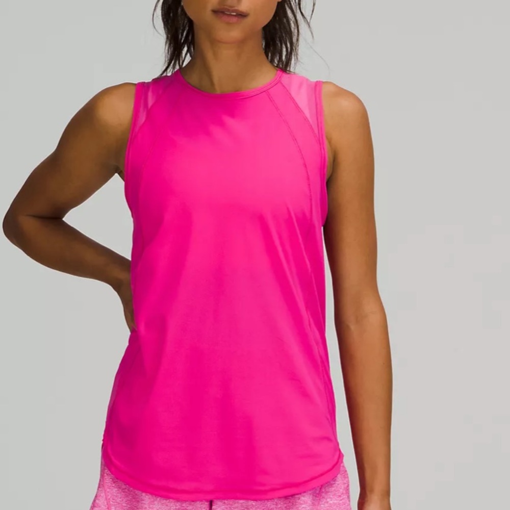 Lululemon Sculpt Tank in Sonic Pink size 4